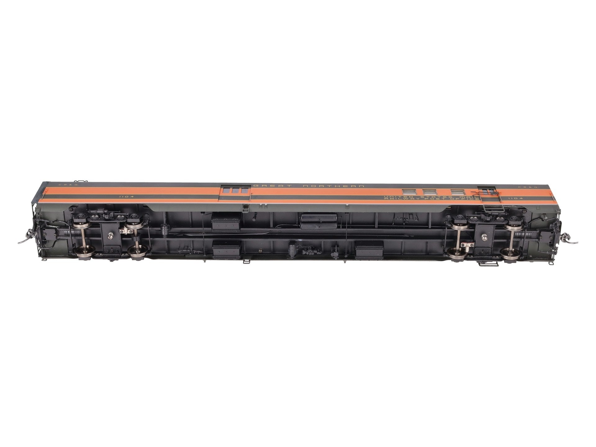 Precision Scale Co. 17411-1 O Scale BRASS GN RPO/Baggage Car #1104 [2-Rail] LN/Box
