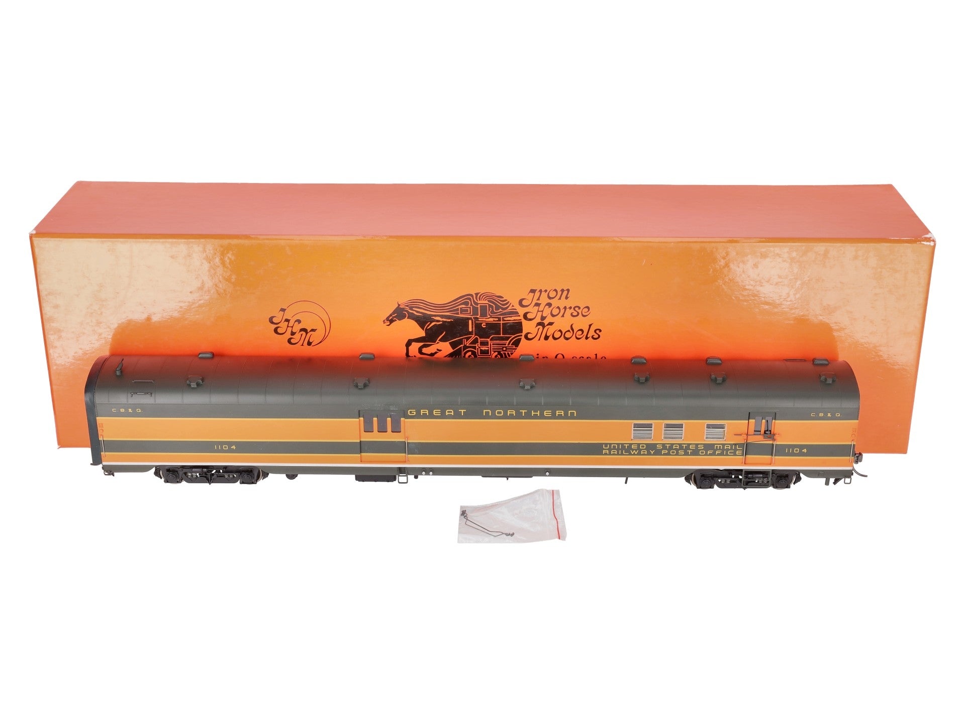 Precision Scale Co. 17411-1 O Scale BRASS GN RPO/Baggage Car #1104 [2-Rail] LN/Box