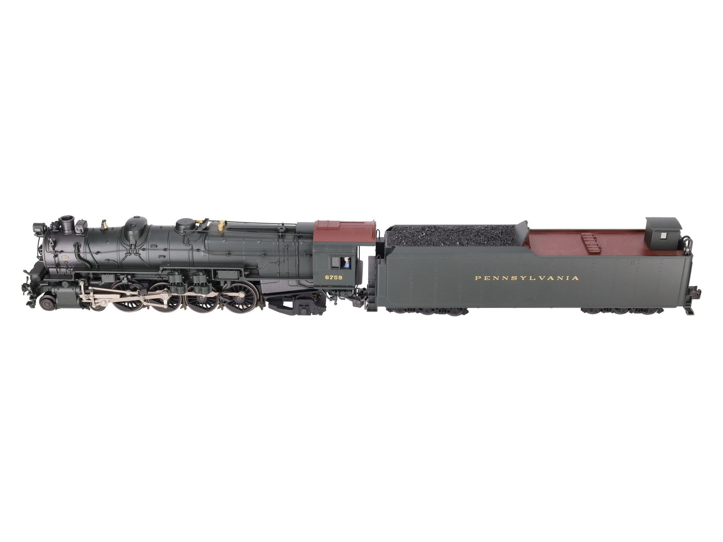 Lionel 6-38056 O PRR 4-8-2 M1a Steam Locomotive & Tender w/TMCC #6759 EX/Box
