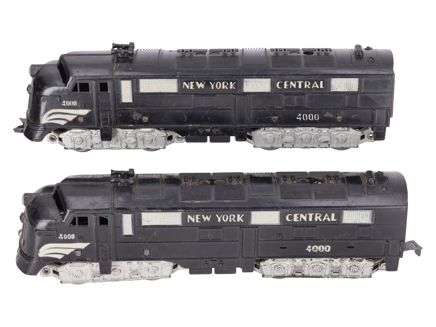 Marx 4000 Vintage O New York Central AA Diesel Locomotive Set VG