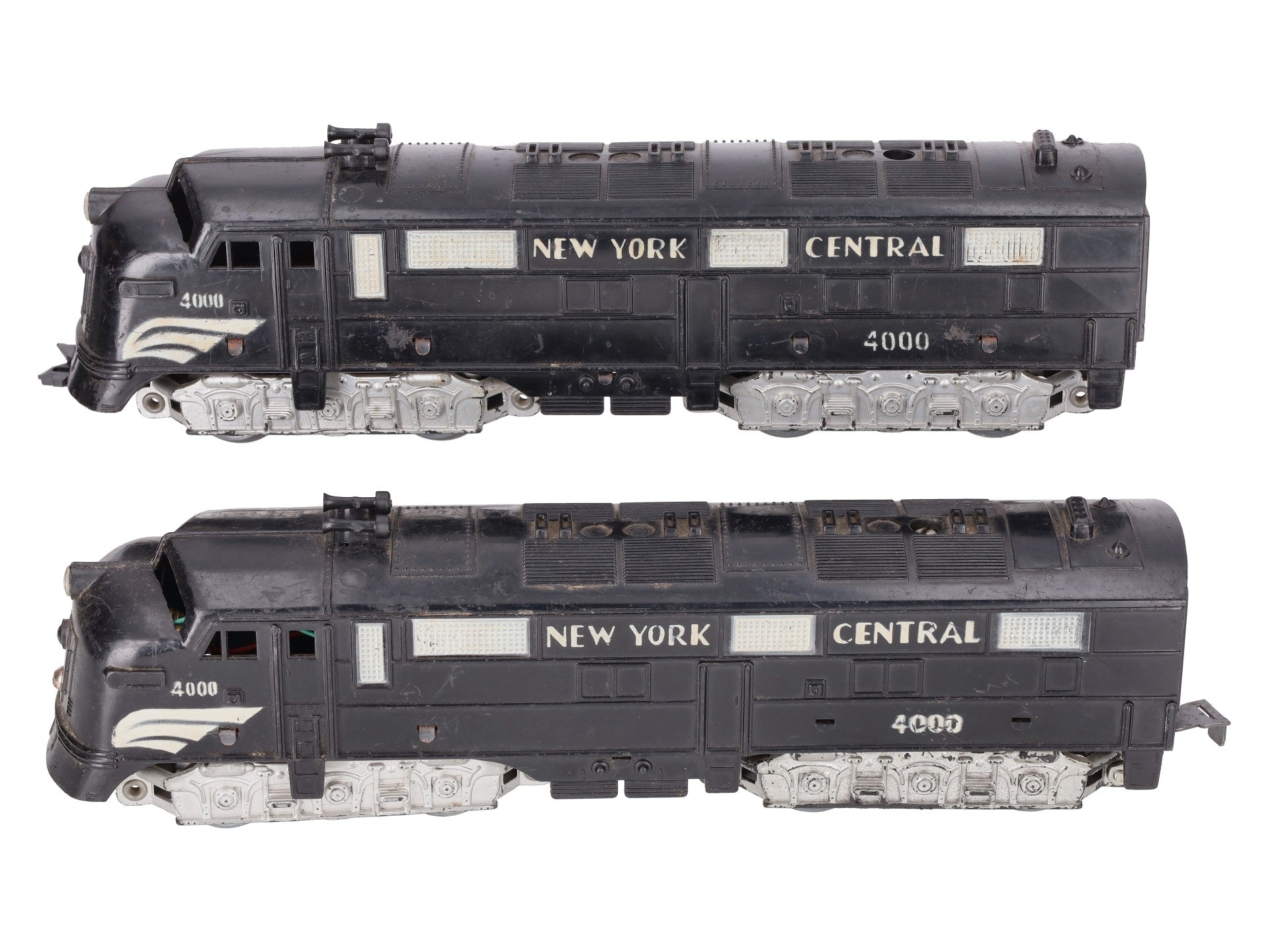 Marx 4000 Vintage O New York Central AA Diesel Locomotive Set VG