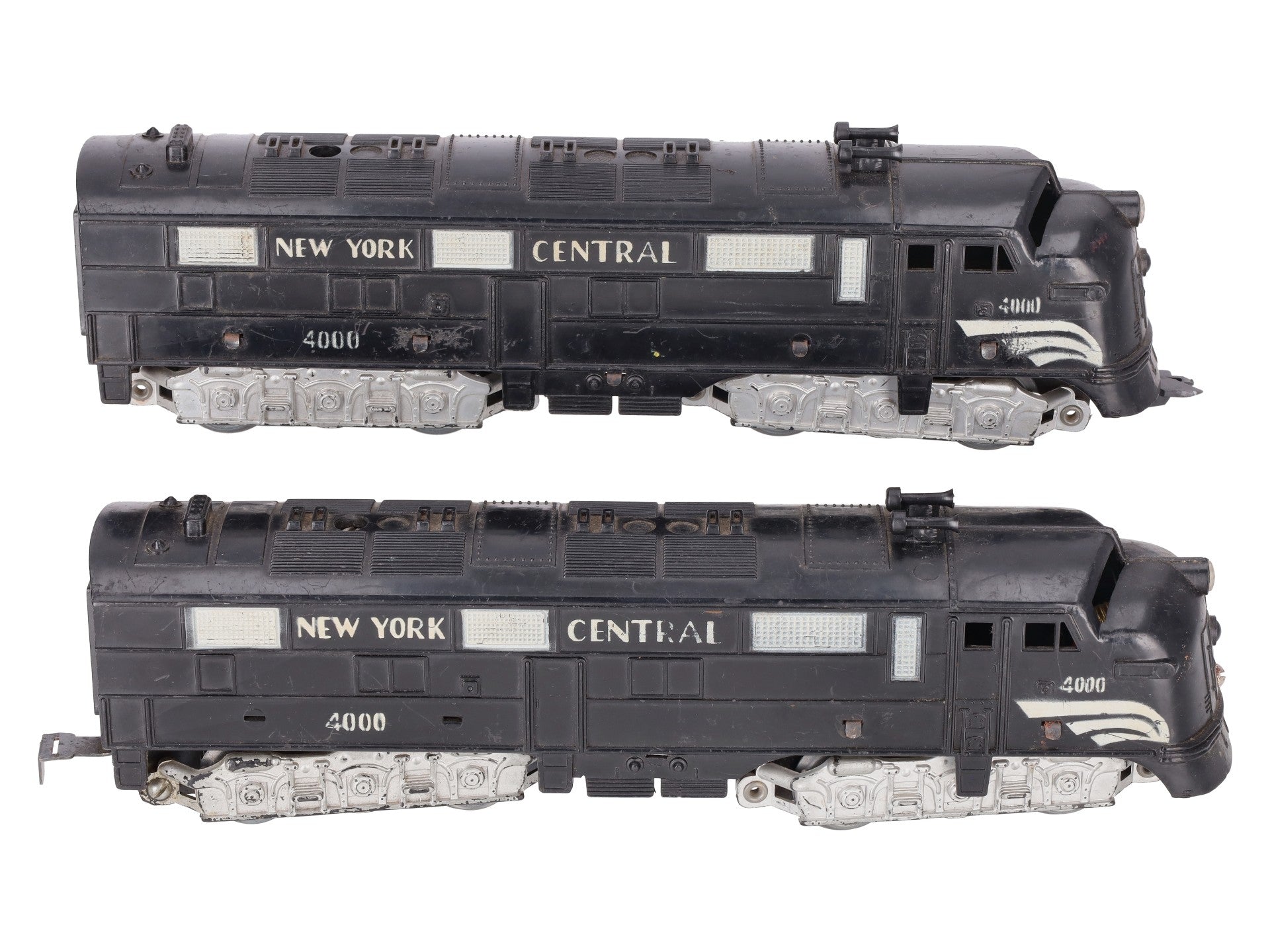 Marx 4000 Vintage O New York Central AA Diesel Locomotive Set VG