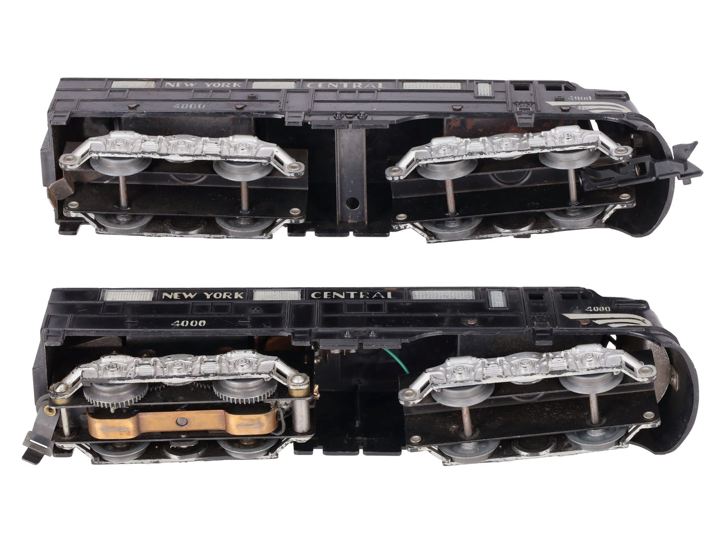 Marx 4000 Vintage O New York Central AA Diesel Locomotive Set VG
