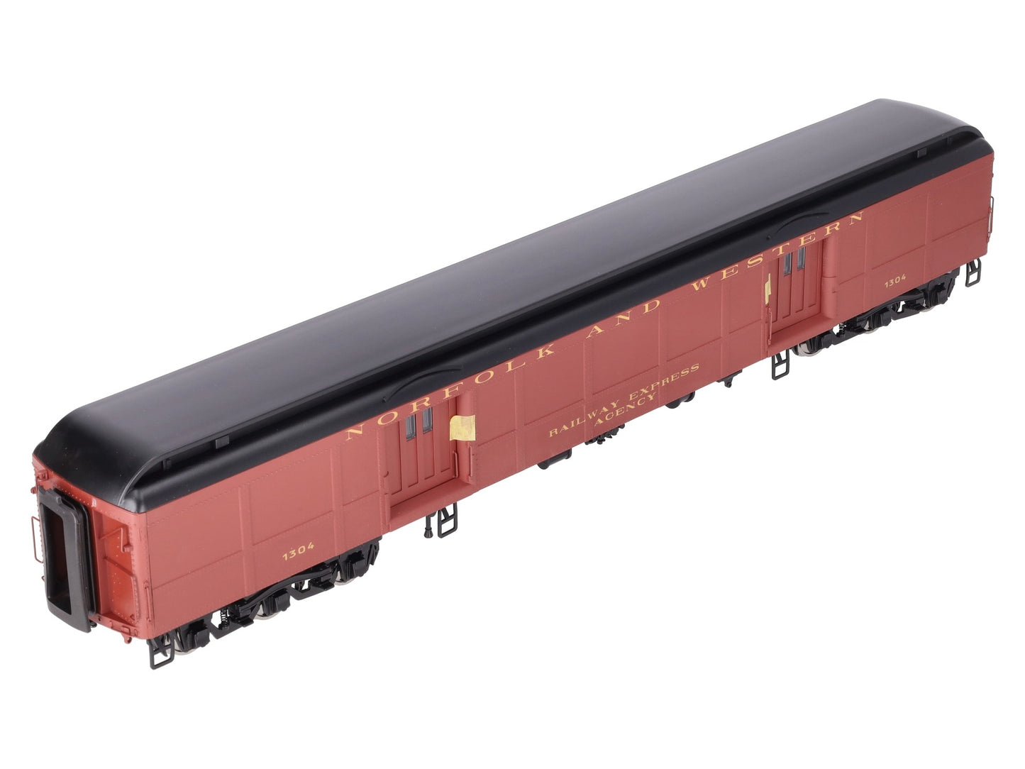 Golden Gate Depot O Norfolk & Western Heavy Weight Baggage Car #1304 (2-Rail) LN/Box
