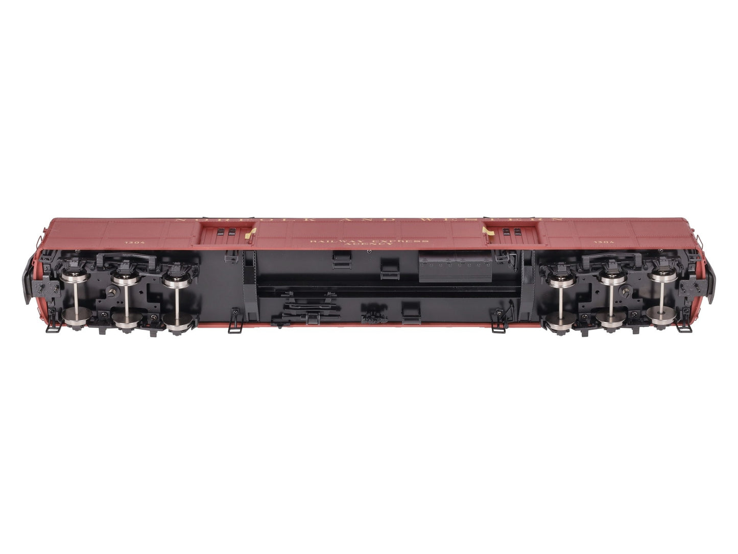Golden Gate Depot O Norfolk & Western Heavy Weight Baggage Car #1304 (2-Rail) LN/Box