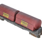 The Car Works O Brass National Car Co. 53' Flatcar #1472 w/ Bell Tanks Custom 2R/Box