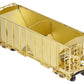 Pecos River Brass O Brass Santa Fe 34' Ballast Car/2-Bay Hopper (2-Rail) EX/Box