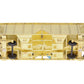 Pecos River Brass O Brass Santa Fe 34' Ballast Car/2-Bay Hopper (2-Rail) EX/Box