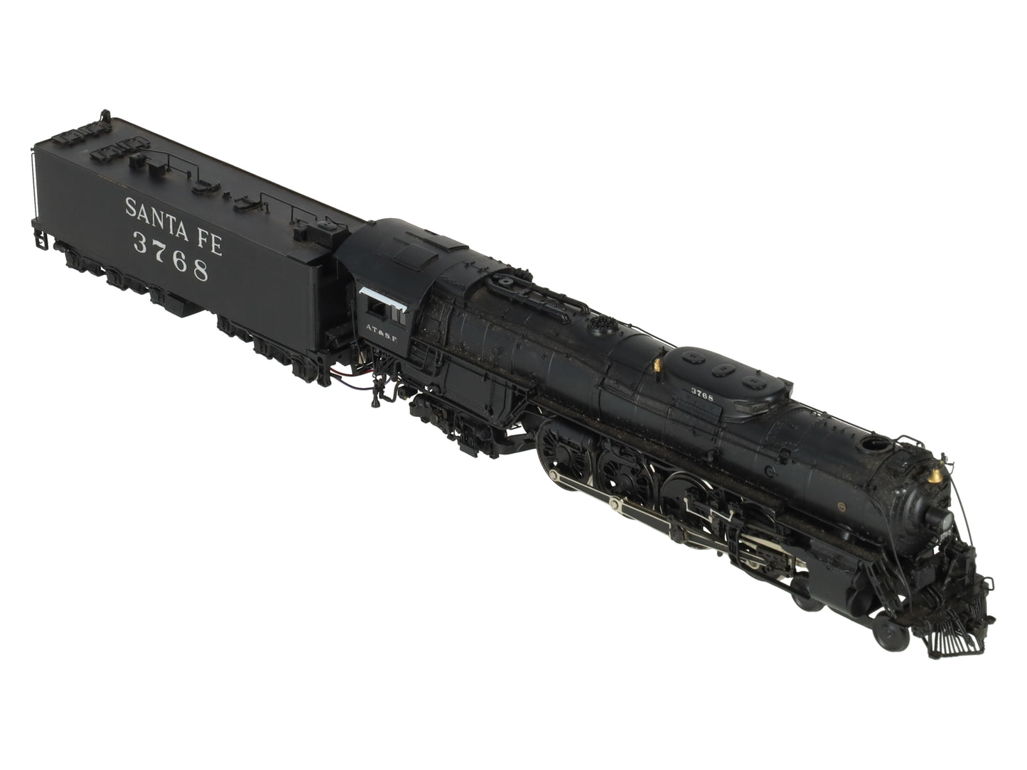 Hallmark BRASS HO Scale Atchison Topeka Santa Fe Steam Locomotive #3768 VG/Box