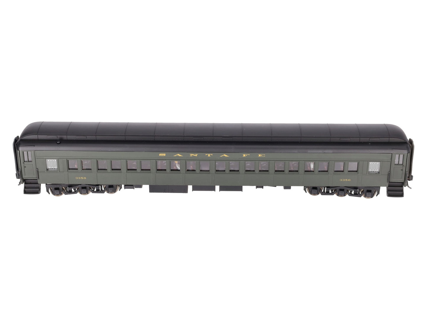 Golden Gate Depot O Santa Fe 80' Coach Passenger Car #3350 (2-Rail) EX