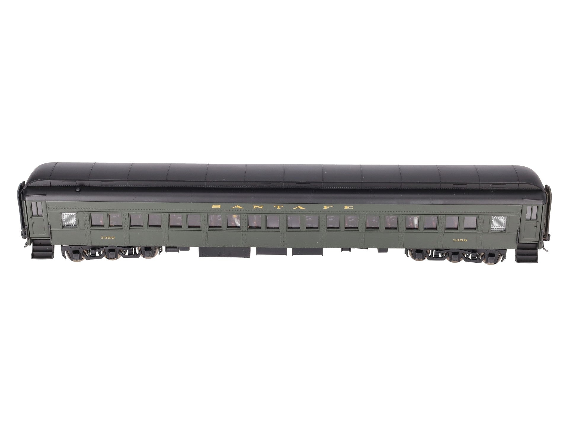 Golden Gate Depot O Santa Fe 80' Coach Passenger Car #3350 (2-Rail) EX