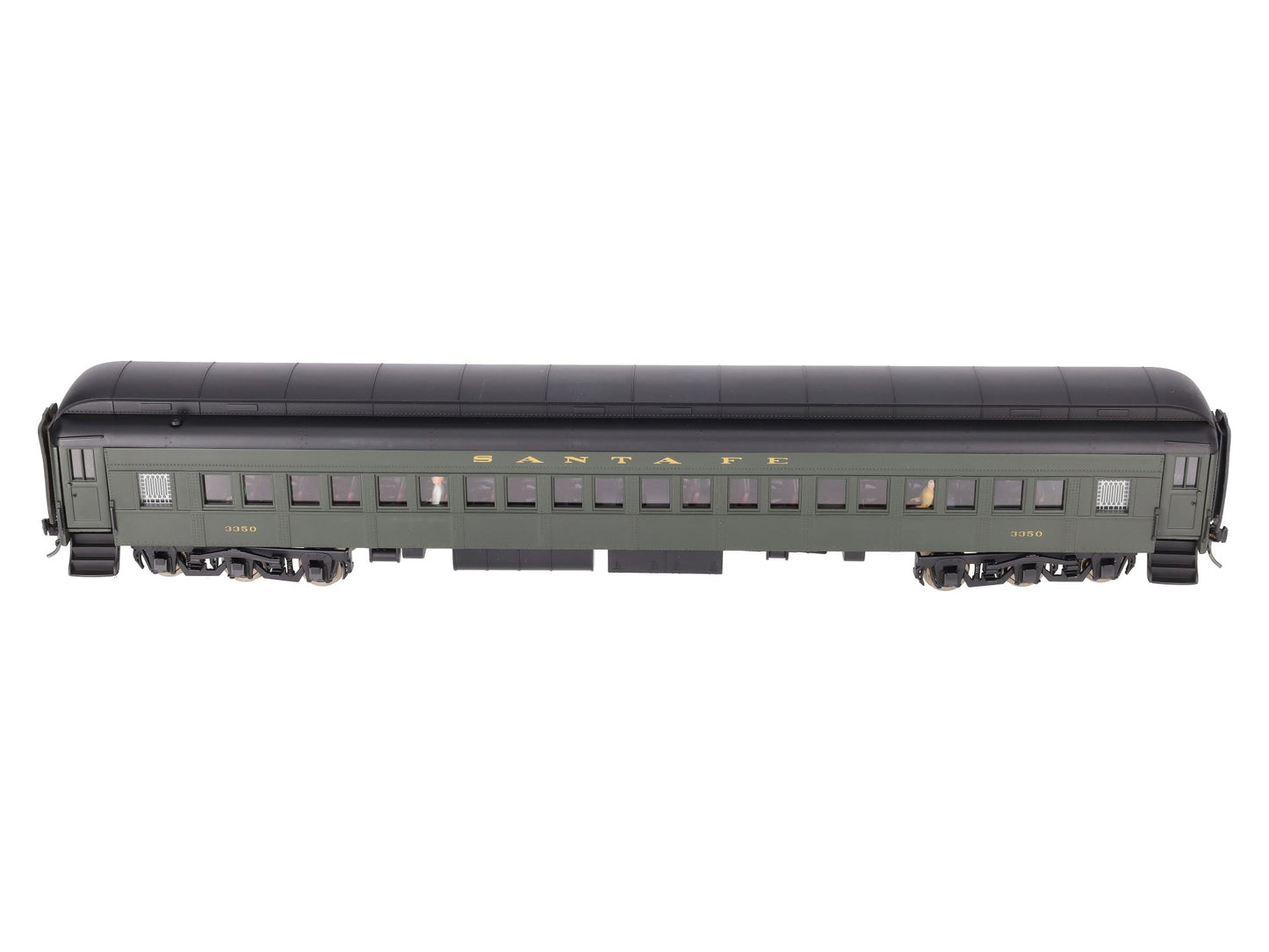 Golden Gate Depot O Santa Fe 80' Coach Passenger Car #3350 (2-Rail) EX