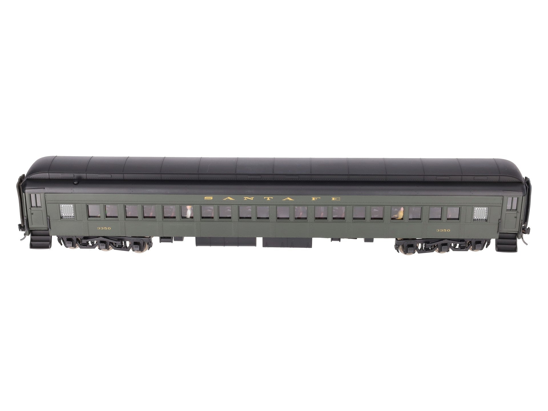 Golden Gate Depot O Santa Fe 80' Coach Passenger Car #3350 (2-Rail) EX
