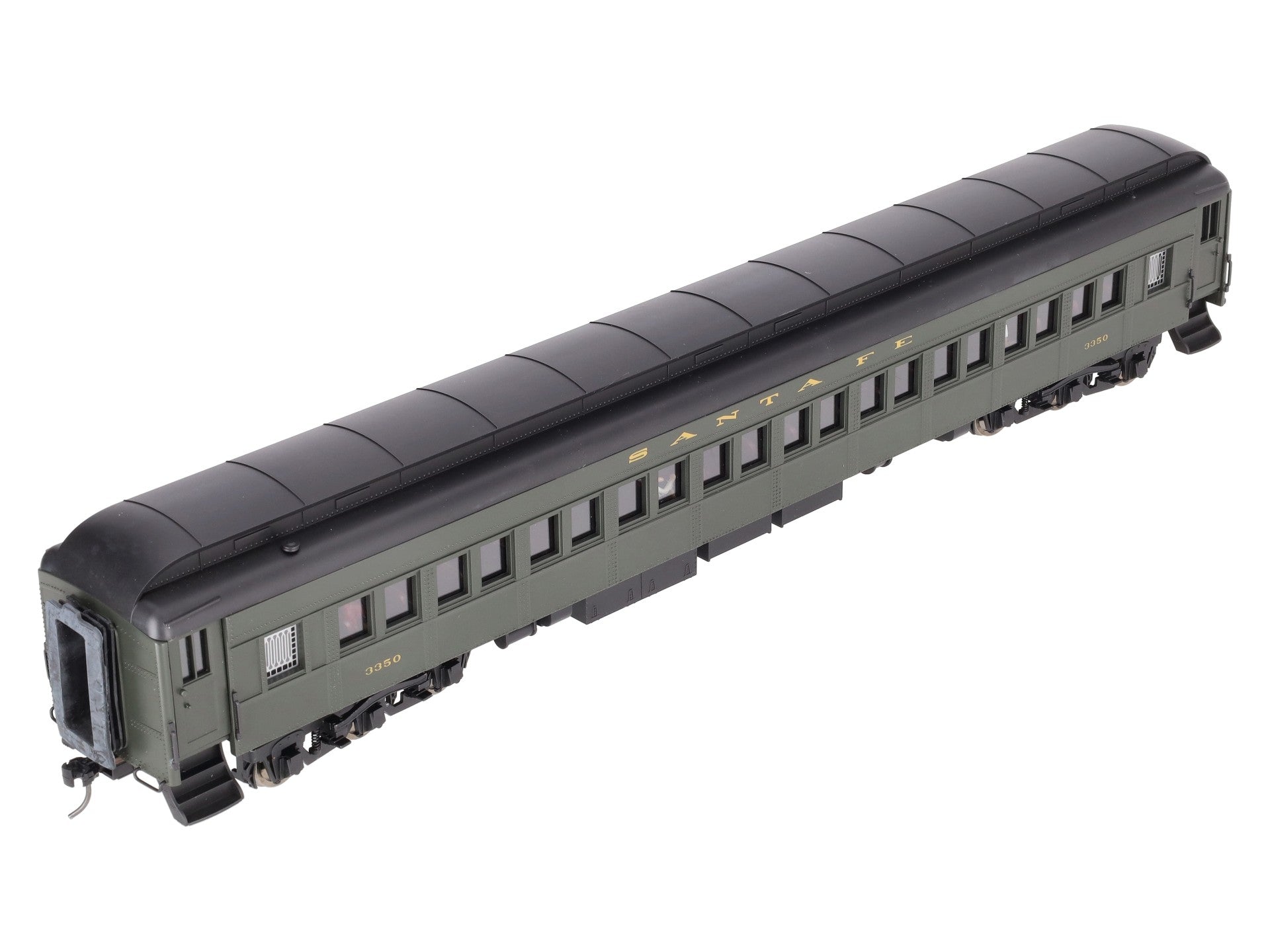 Golden Gate Depot O Santa Fe 80' Coach Passenger Car #3350 (2-Rail) EX