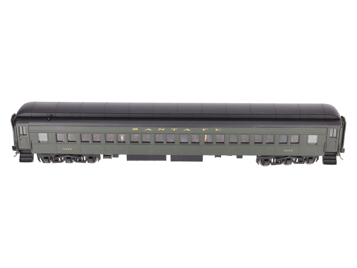 Golden Gate Depot O Santa Fe 80' Coach Passenger Car #3354 (2-Rail) EX