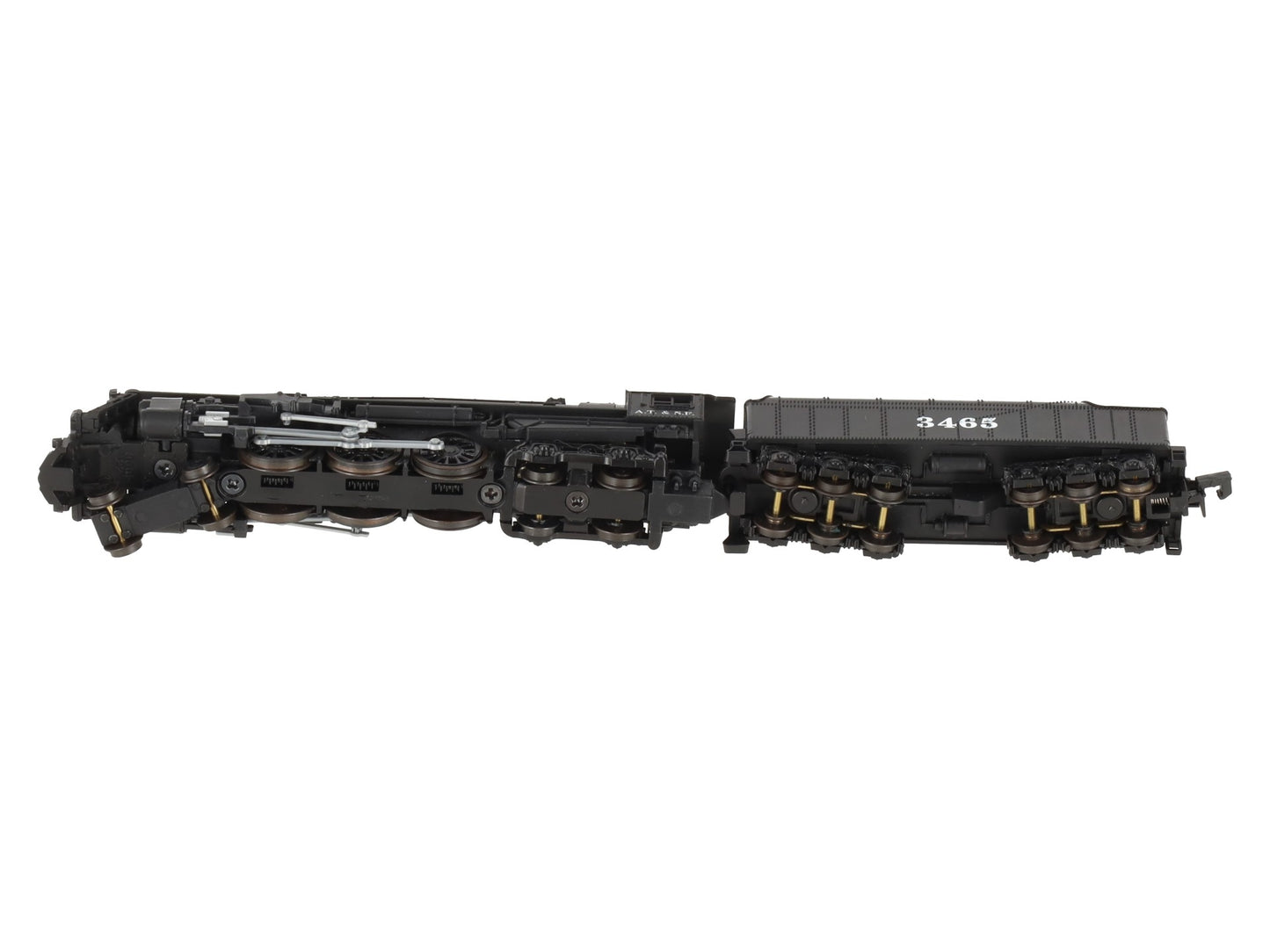 Con-Cor 001-003002 N Scale Santa Fe J3a 4-6-4 Steam Locomotive and Tender #3465 EX/Box
