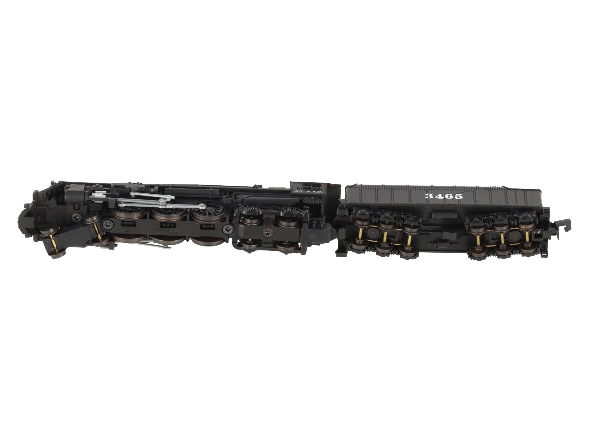Con-Cor 001-003002 N Scale Santa Fe J3a 4-6-4 Steam Locomotive and Tender #3465 EX/Box