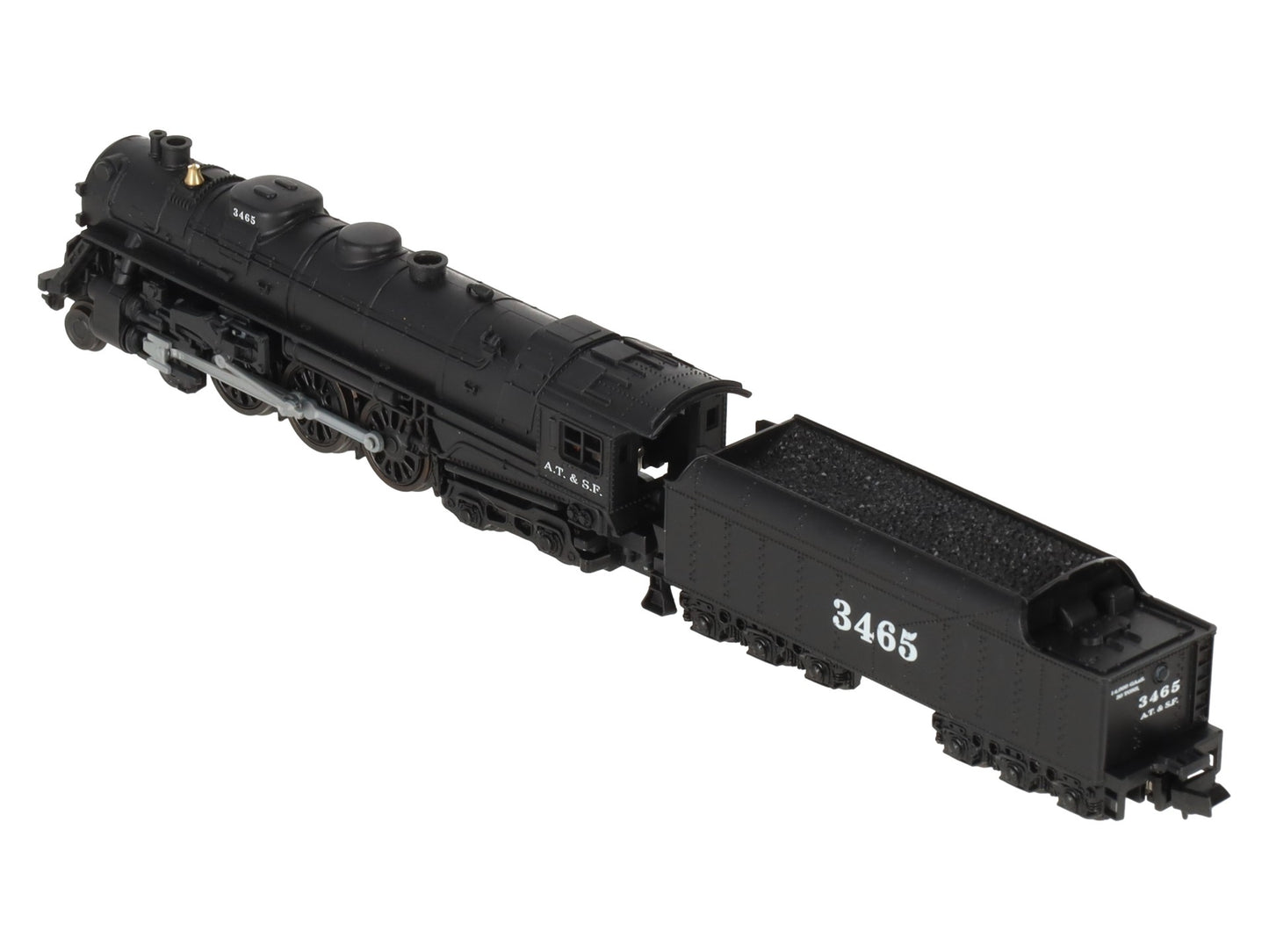Con-Cor 001-003002 N Scale Santa Fe J3a 4-6-4 Steam Locomotive and Tender #3465 EX/Box