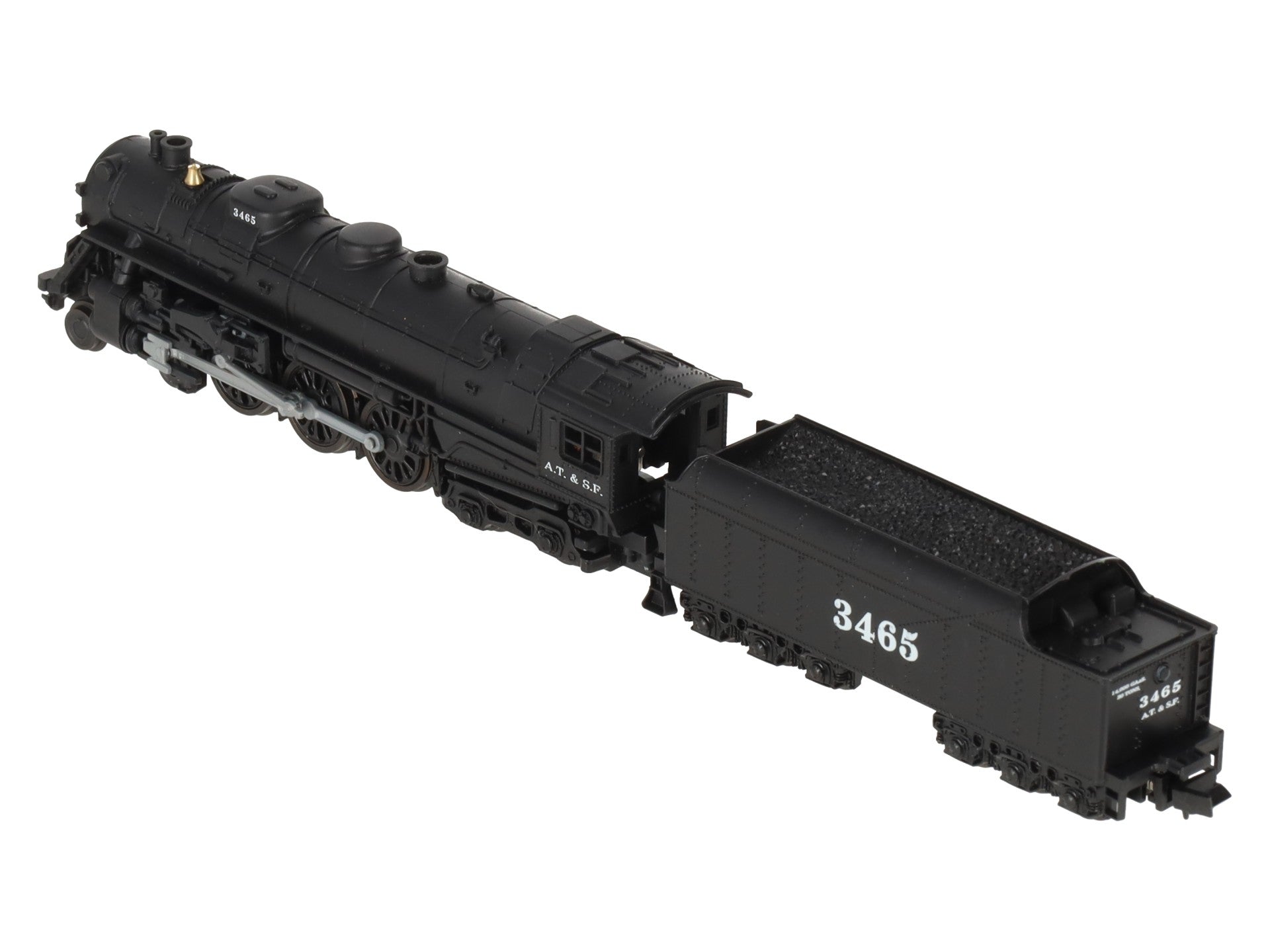 Con-Cor 001-003002 N Scale Santa Fe J3a 4-6-4 Steam Locomotive and Tender #3465 EX/Box