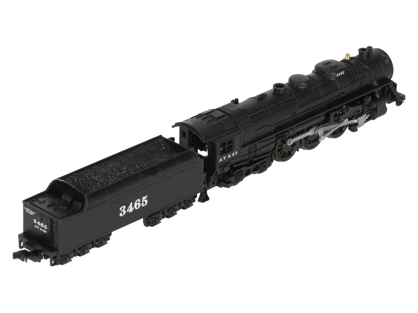 Con-Cor 001-003002 N Scale Santa Fe J3a 4-6-4 Steam Locomotive and Tender #3465 EX/Box