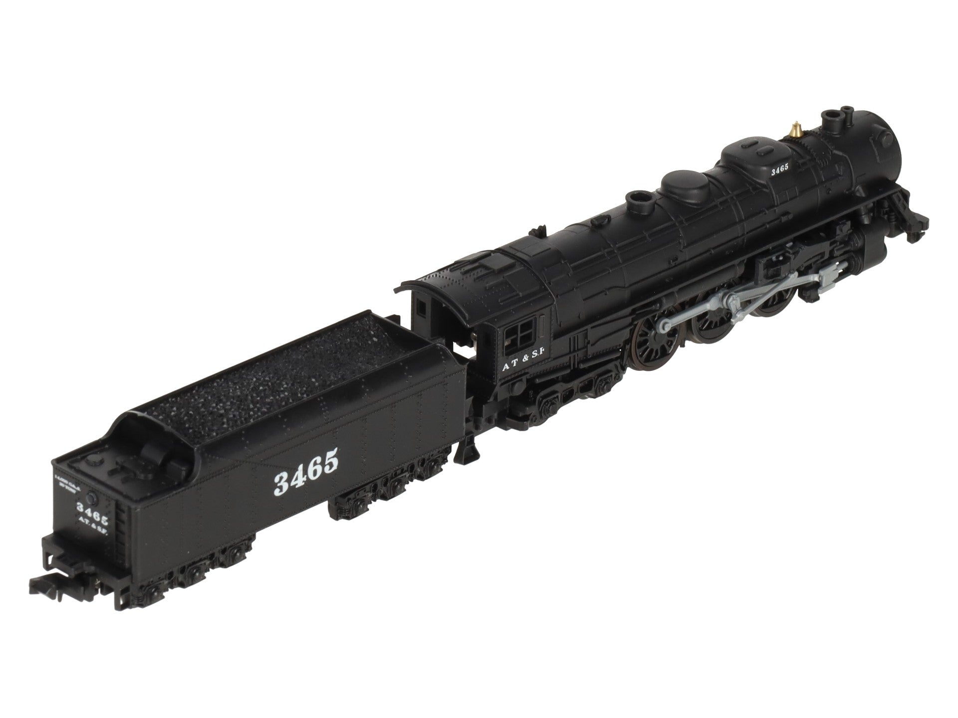 Con-Cor 001-003002 N Scale Santa Fe J3a 4-6-4 Steam Locomotive and Tender #3465 EX/Box