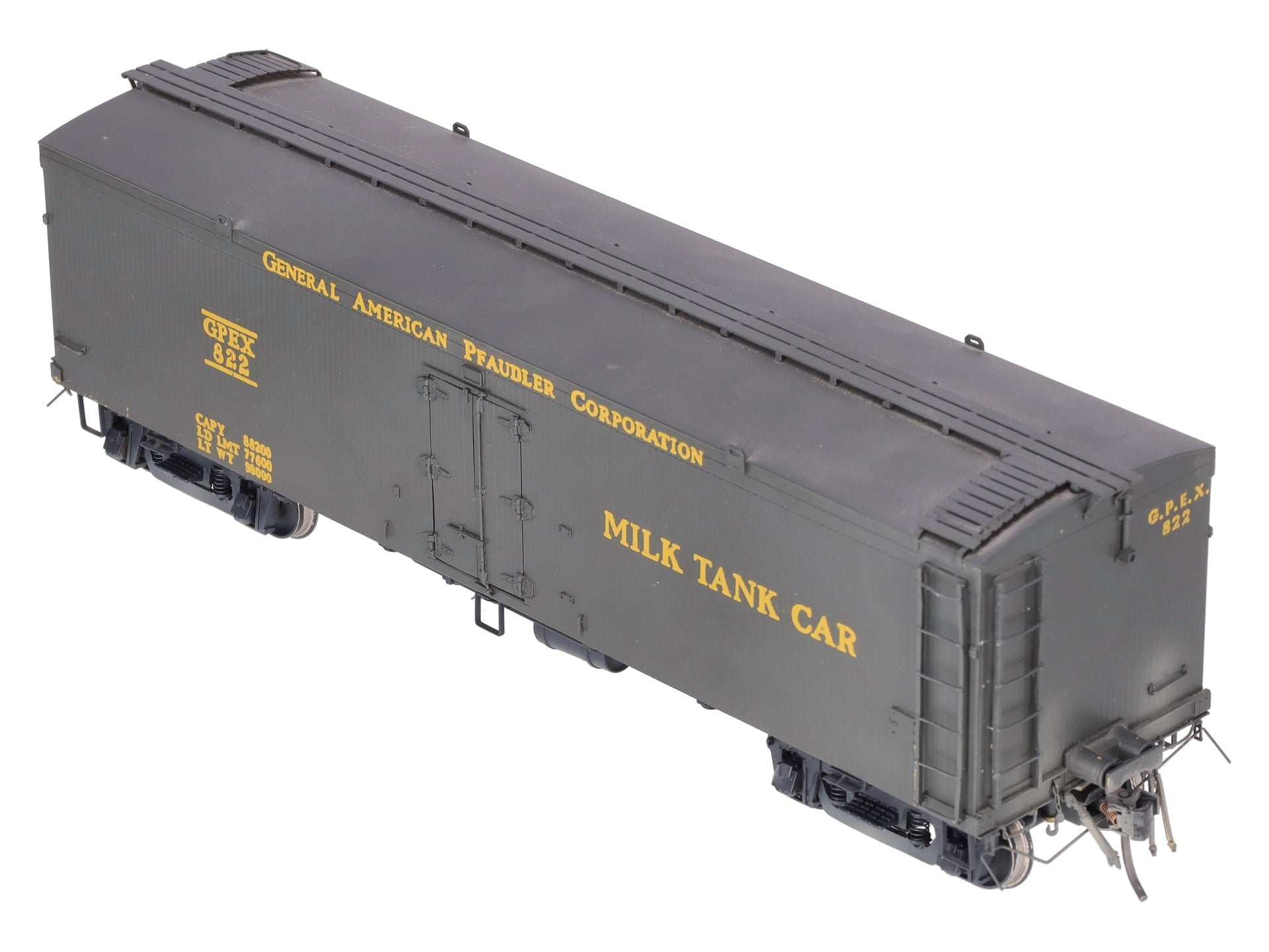 Overland OMI-0742 O Scale Brass GPEX Express Milk Car #822 (2-Rail) EX/Box