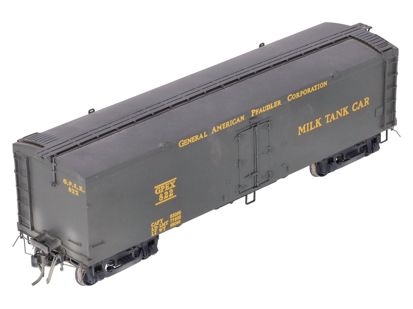Overland OMI-0742 O Scale Brass GPEX Express Milk Car #822 (2-Rail) EX/Box