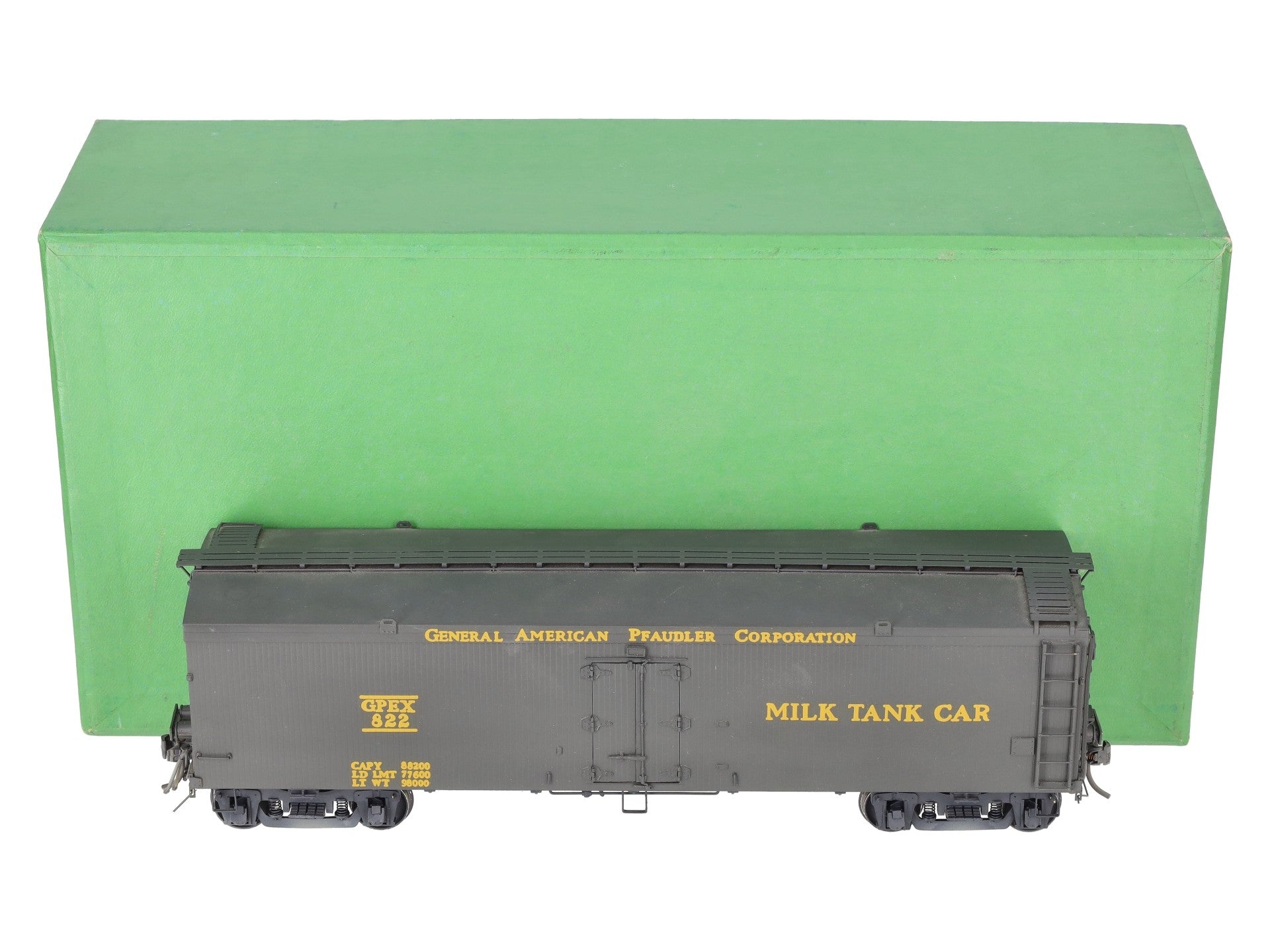 Overland OMI-0742 O Scale Brass GPEX Express Milk Car #822 (2-Rail) EX/Box