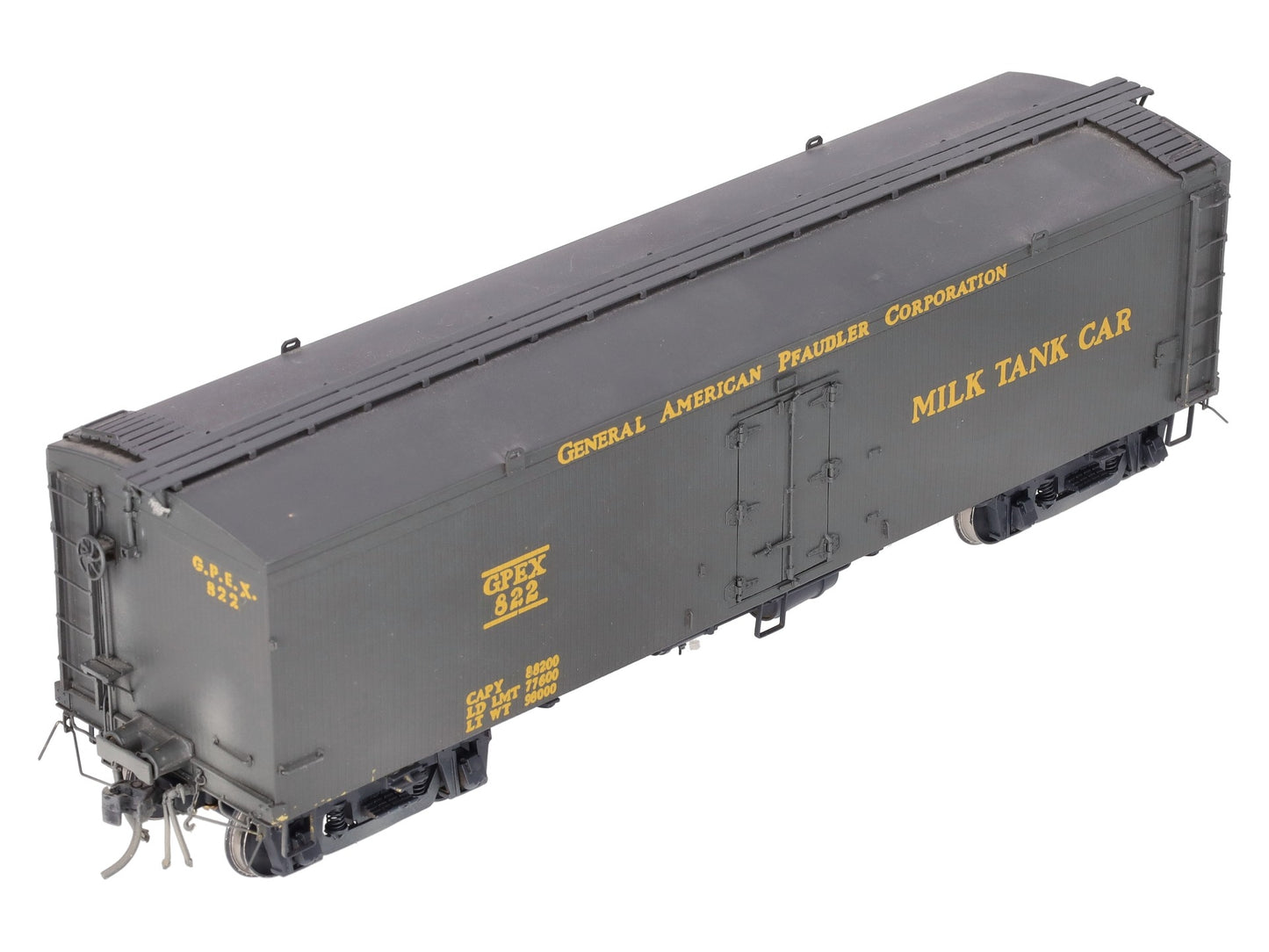 Overland OMI-0742 O Scale Brass GPEX Express Milk Car #822 (2-Rail) EX/Box