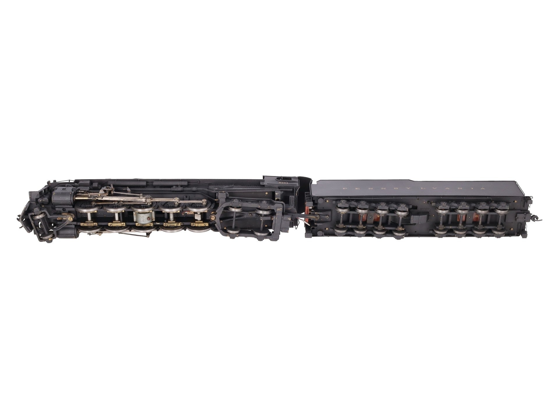 US Hobbies O Scale Brass PRR J1a 2-10-4 Steam Locomotive & Tender #6151 (2-Rail) EX