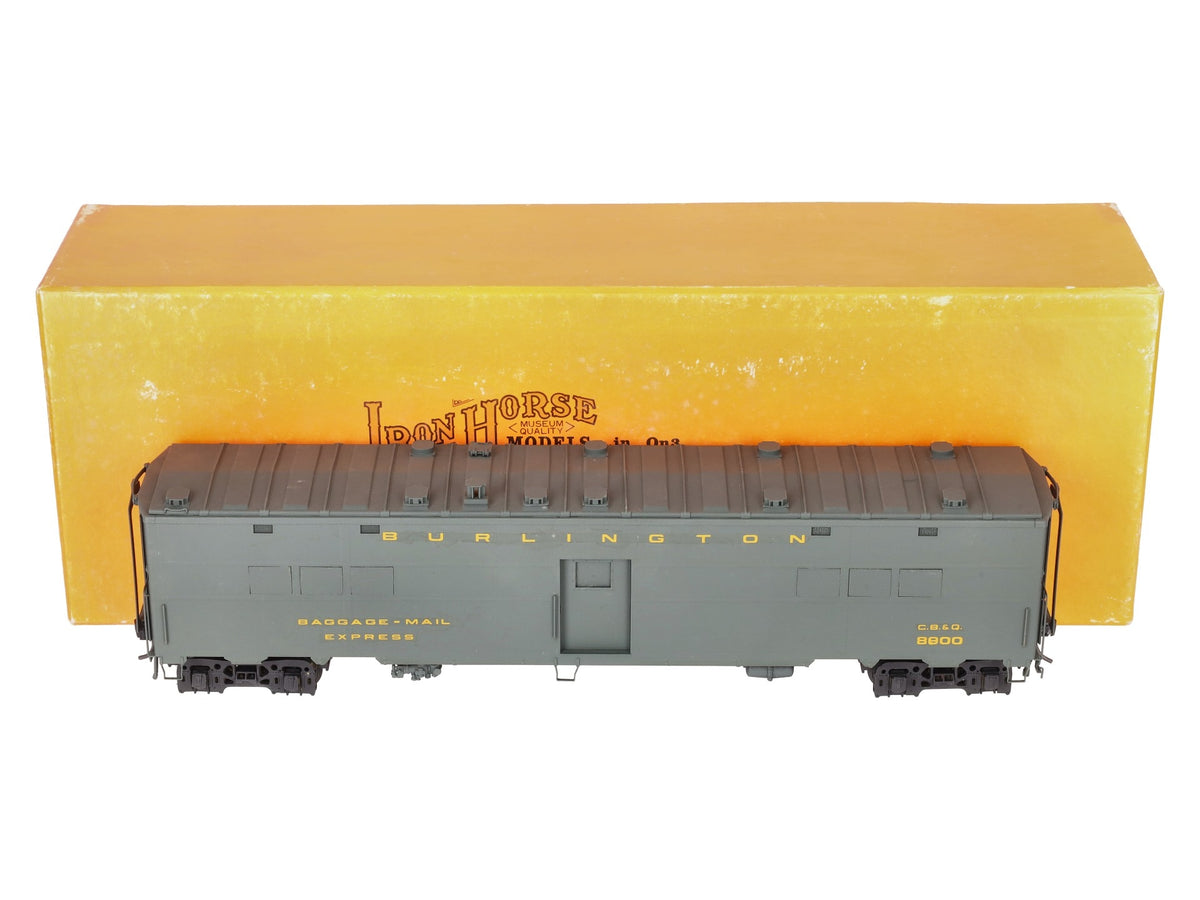 Precision Scale Co. 16333 O Brass CB&Q WW2 Troop Kitchen Car (2-Rail) - Painted/Box