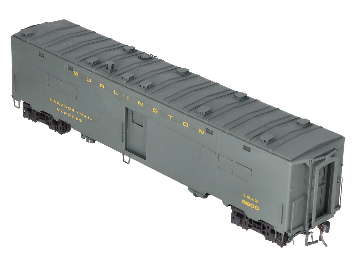 Precision Scale Co. 16333 O Brass CB&Q WW2 Troop Kitchen Car (2-Rail) - Painted/Box