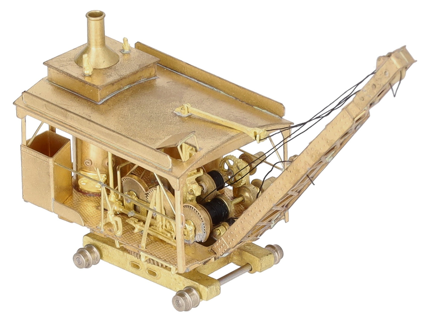 Overland 1333 BRASS HO Scale A.H.Log Loader on Dollies EX/Box
