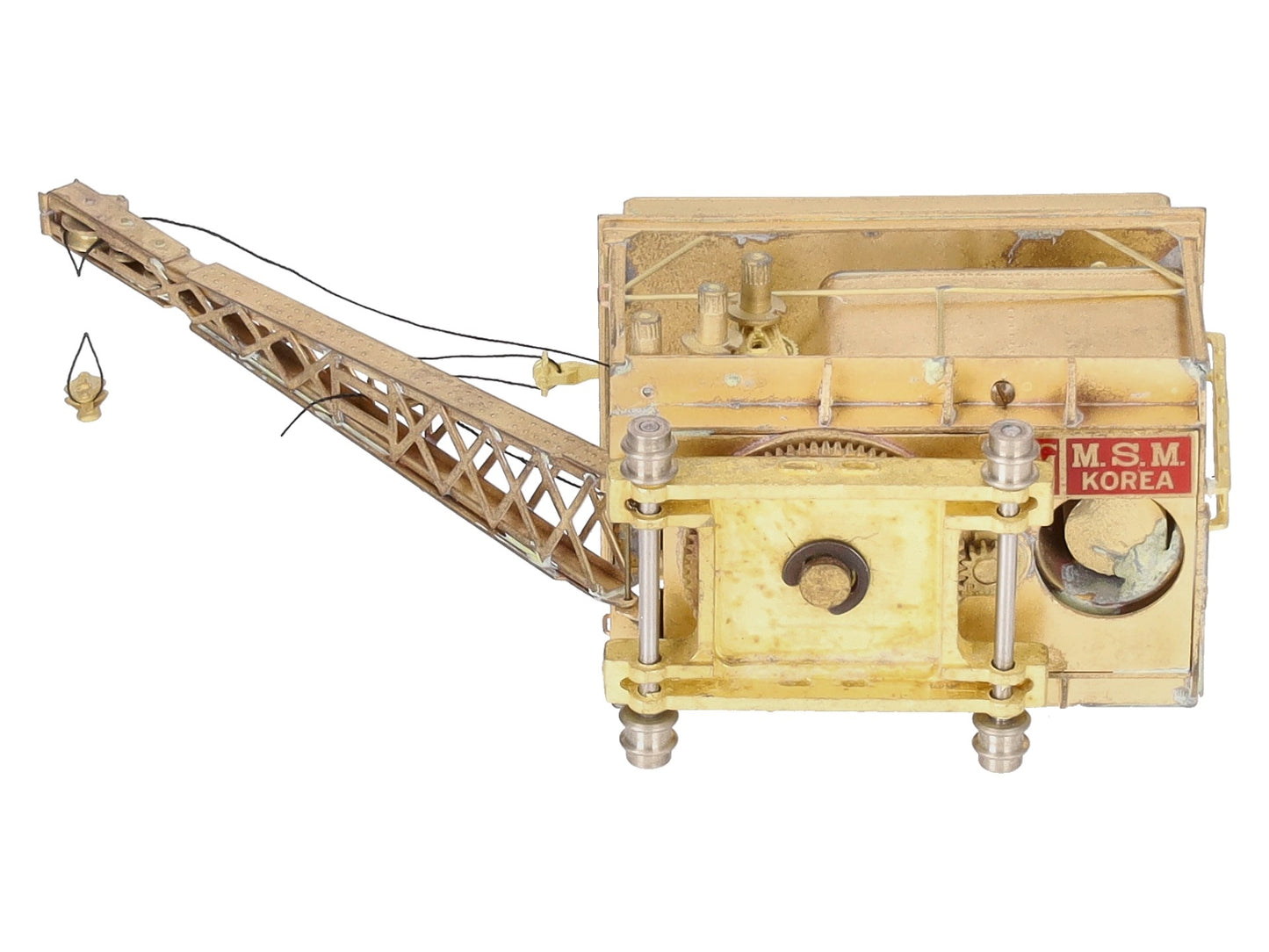 Overland 1333 BRASS HO Scale A.H.Log Loader on Dollies EX/Box