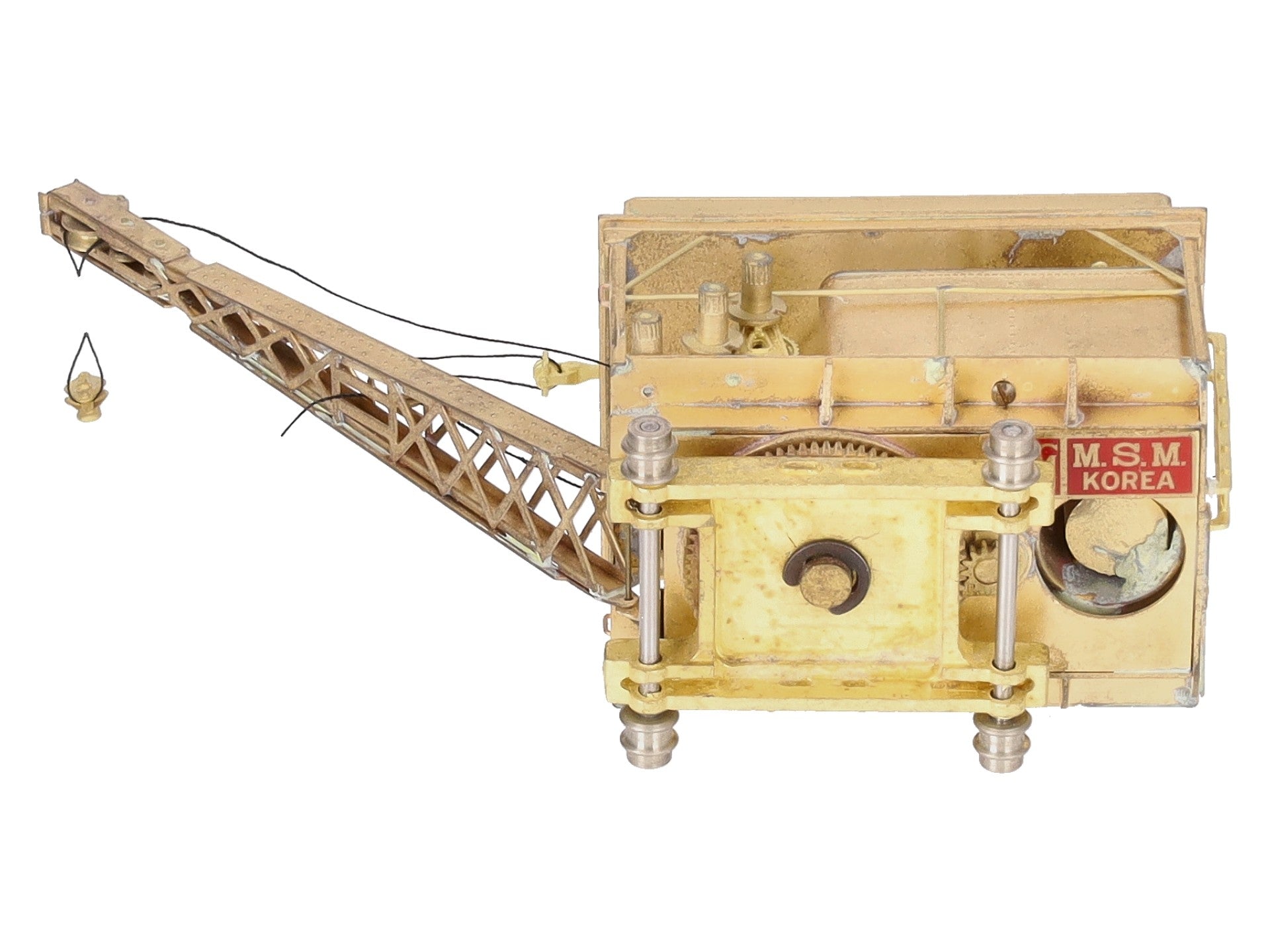 Overland 1333 BRASS HO Scale A.H.Log Loader on Dollies EX/Box