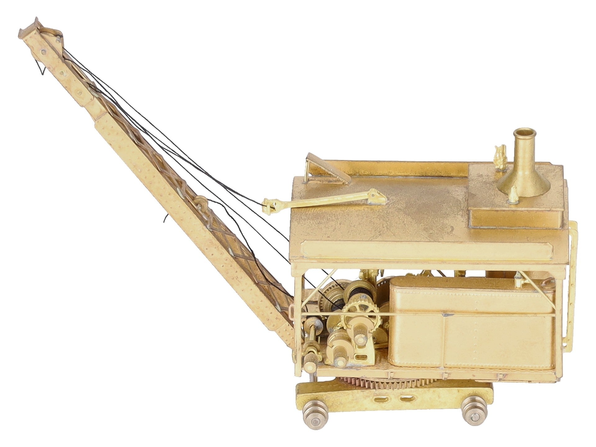 Overland 1333 BRASS HO Scale A.H.Log Loader on Dollies EX/Box