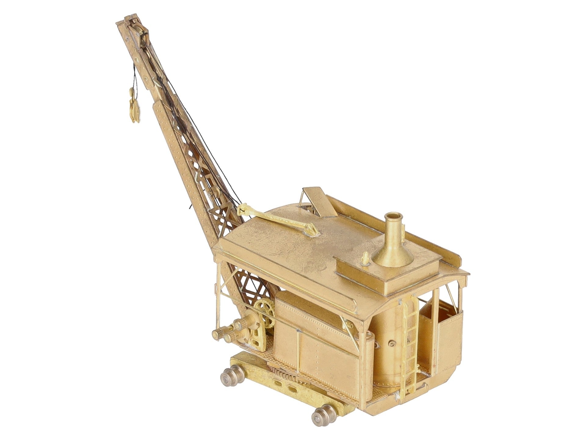 Overland 1333 BRASS HO Scale A.H.Log Loader on Dollies EX/Box