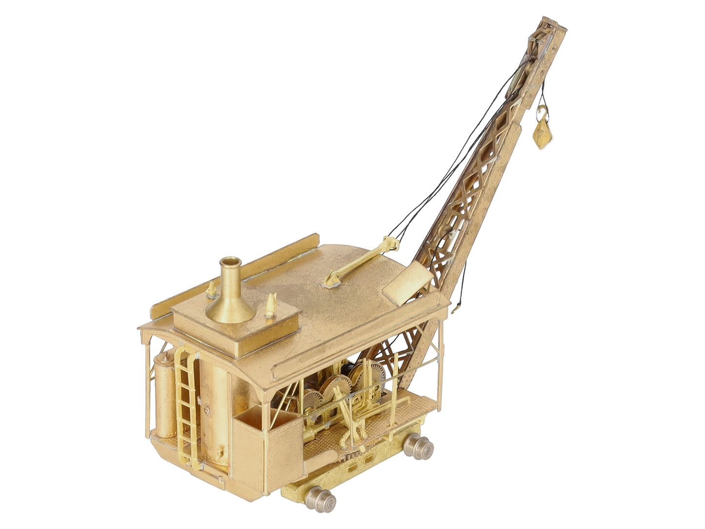 Overland 1333 BRASS HO Scale A.H.Log Loader on Dollies EX/Box