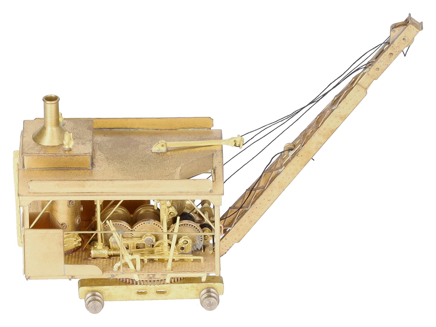 Overland 1333 BRASS HO Scale A.H.Log Loader on Dollies EX/Box