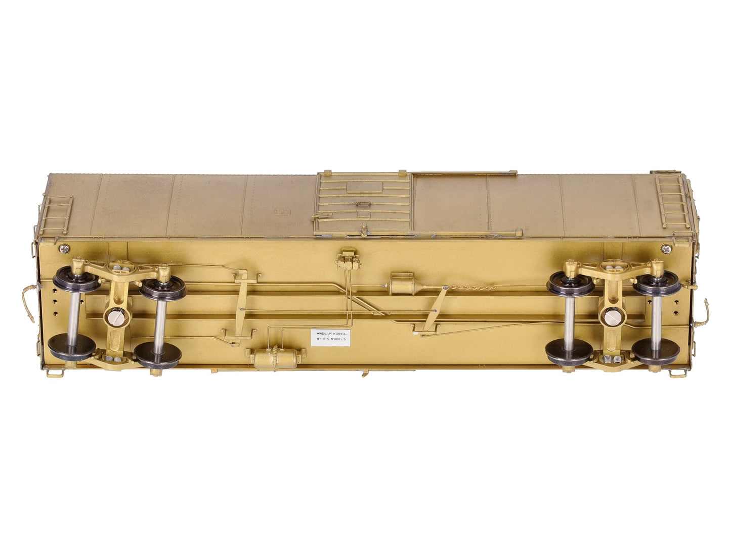 SouthWind Models SWM-B1 BRASS S Scale Reading 50 Ton Double-Sheathed Box Car EX/Box