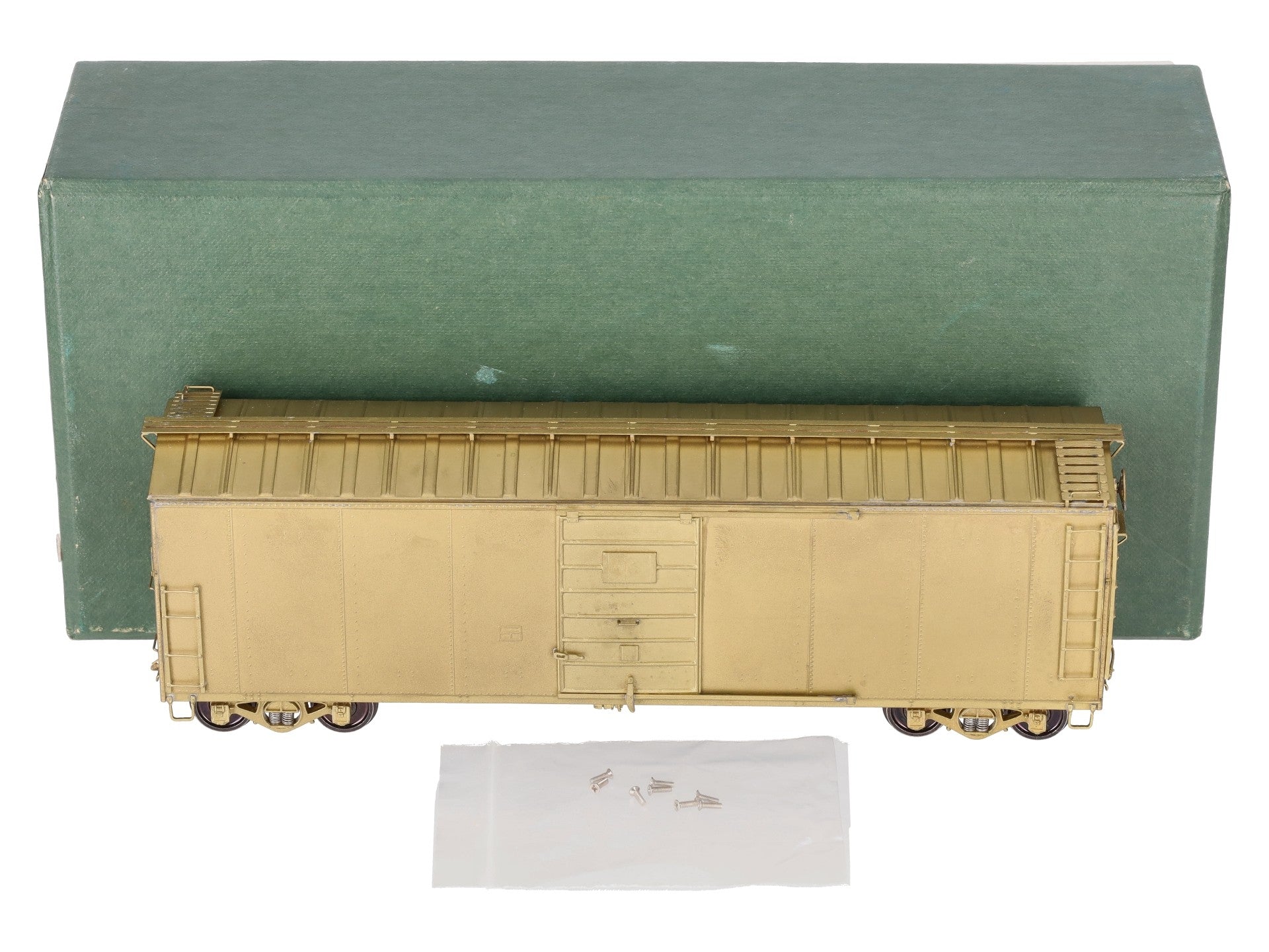 SouthWind Models SWM-B1 BRASS S Scale Reading 50 Ton Double-Sheathed Box Car EX/Box