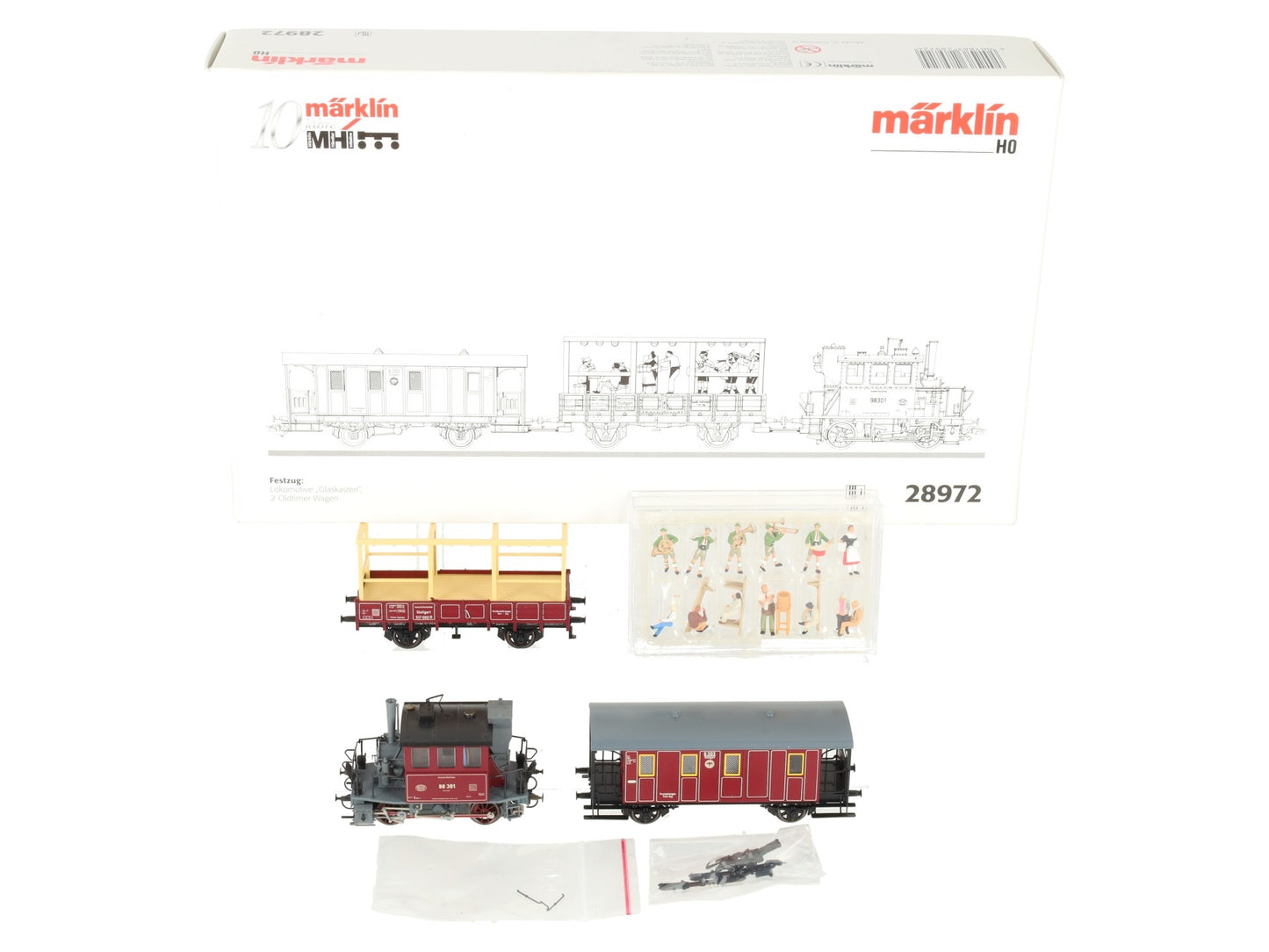 Marklin 28972 Festival Limited Edition HO Gauge Steam Freight Train Set EX/Box