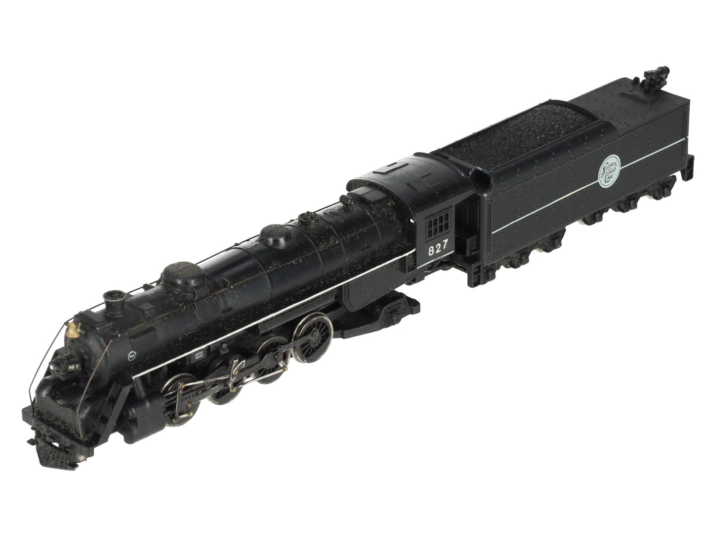 Mantua 4073 HO Atlantic Coast Line 2-8-2 Steam Locomotive & Tender #827-Custom VG/Box