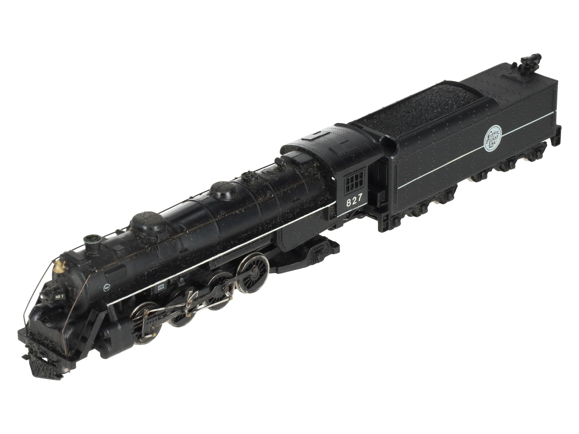 Mantua 4073 HO Atlantic Coast Line 2-8-2 Steam Locomotive & Tender #827-Custom VG/Box