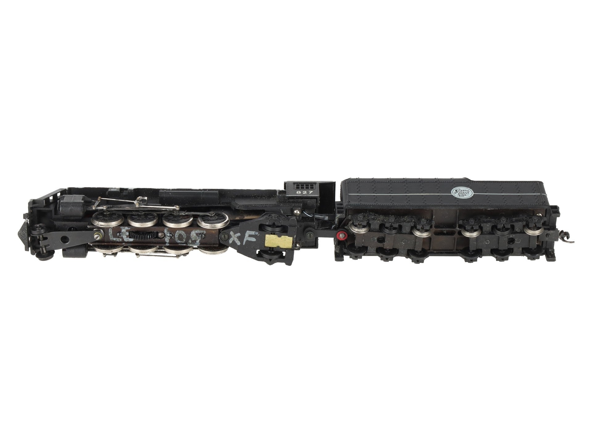 Mantua 4073 HO Atlantic Coast Line 2-8-2 Steam Locomotive & Tender #827-Custom VG/Box
