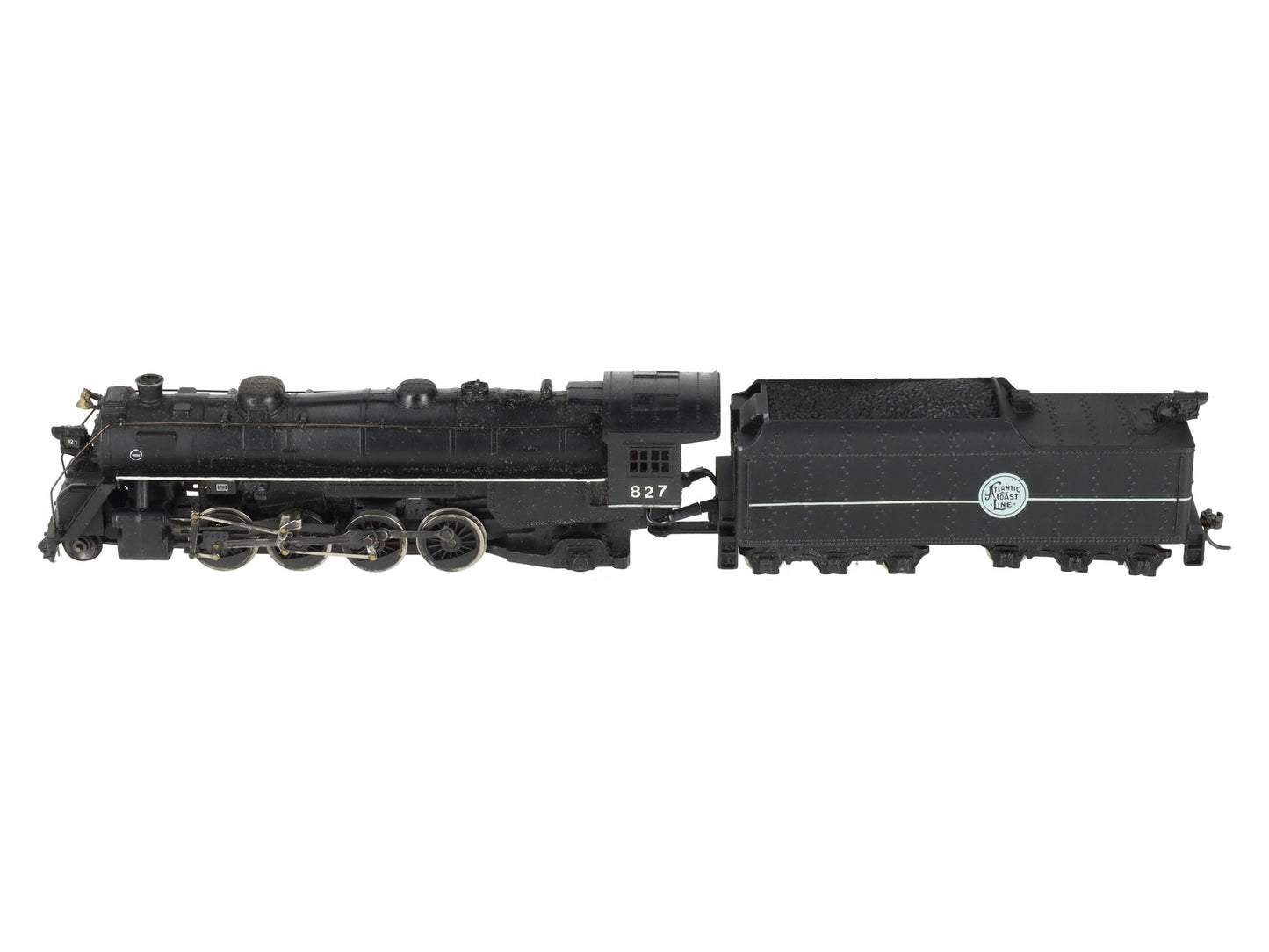 Mantua 4073 HO Atlantic Coast Line 2-8-2 Steam Locomotive & Tender #827-Custom VG/Box