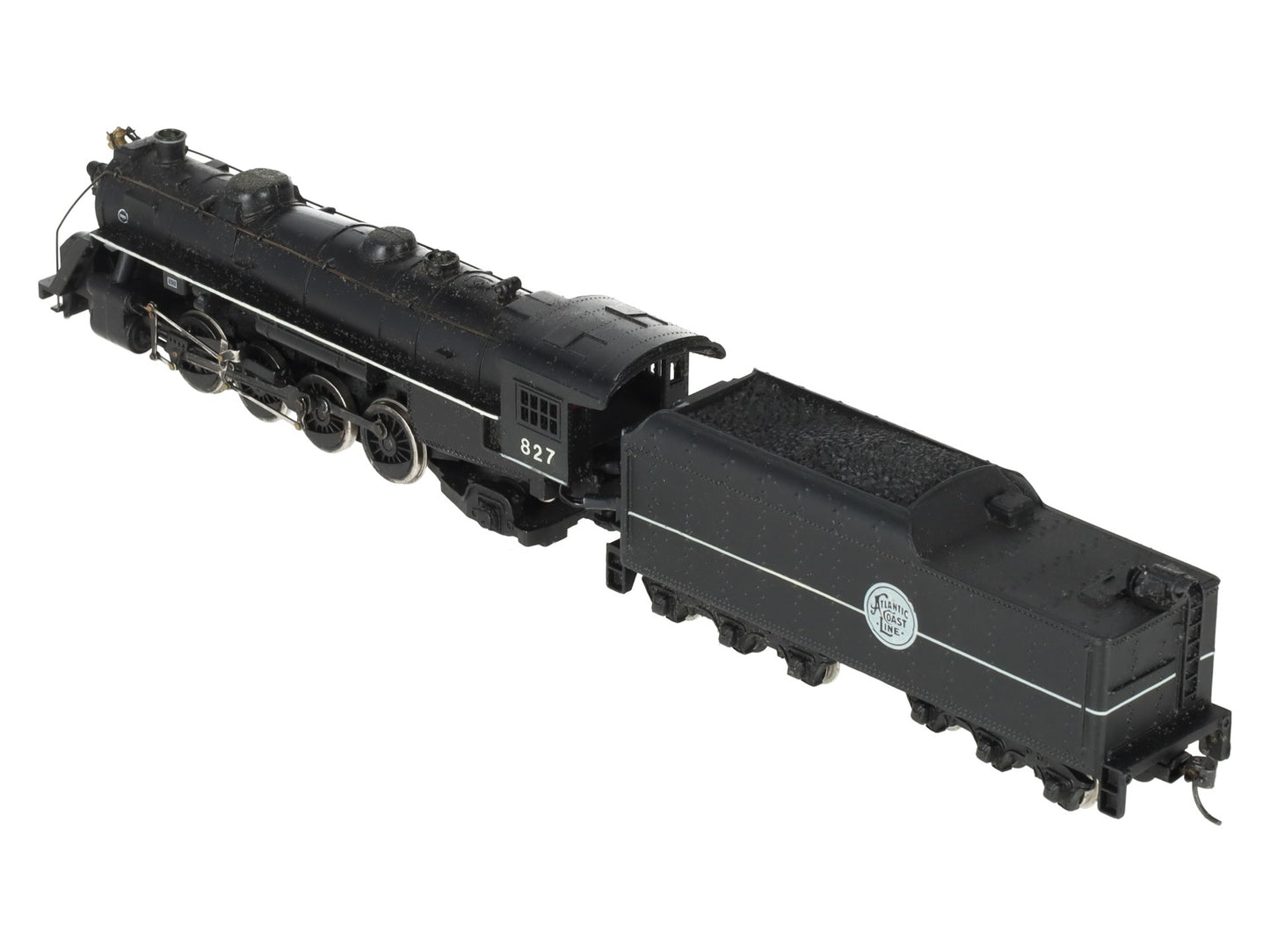 Mantua 4073 HO Atlantic Coast Line 2-8-2 Steam Locomotive & Tender #827-Custom VG/Box