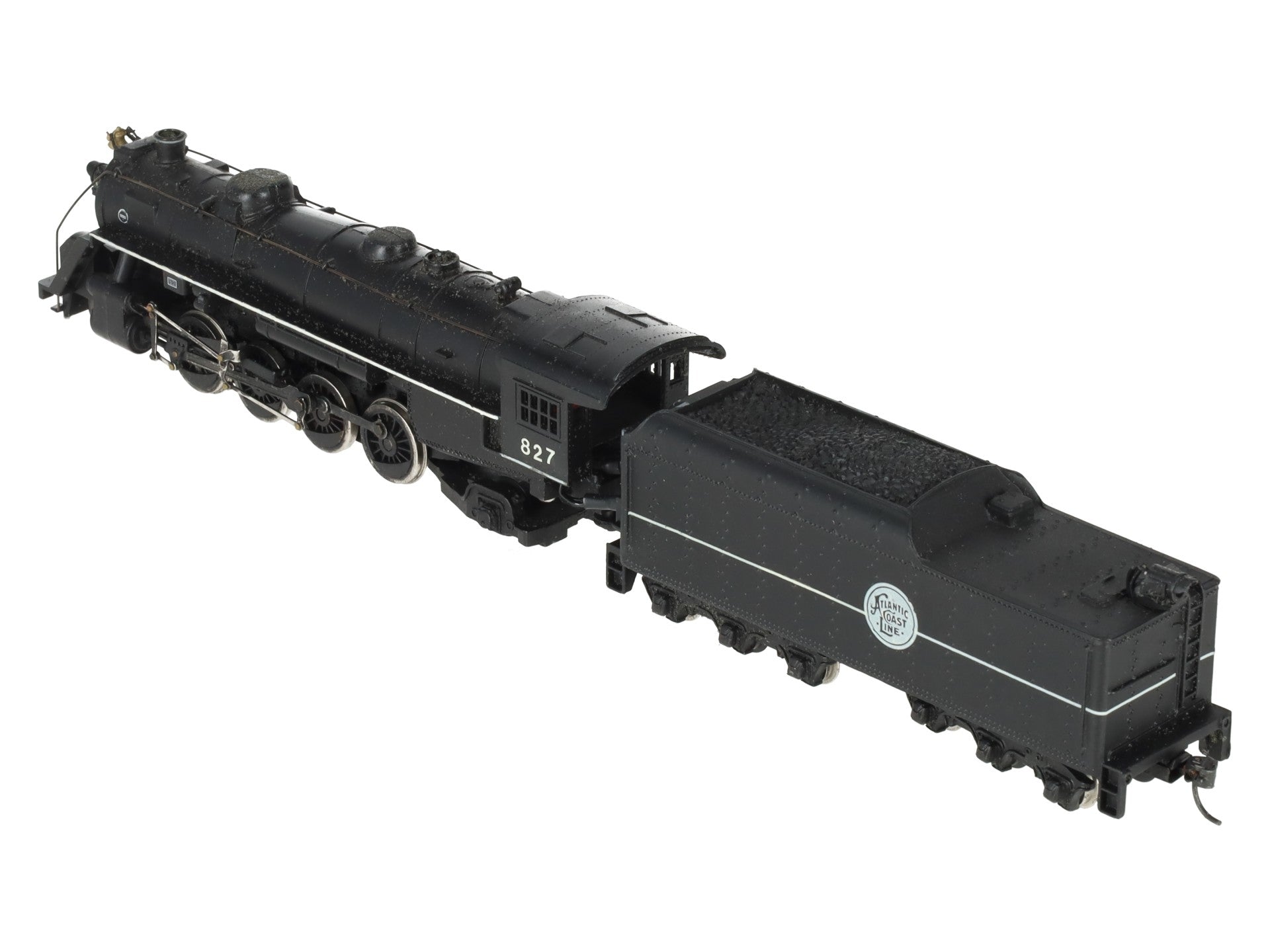 Mantua 4073 HO Atlantic Coast Line 2-8-2 Steam Locomotive & Tender #827-Custom VG/Box