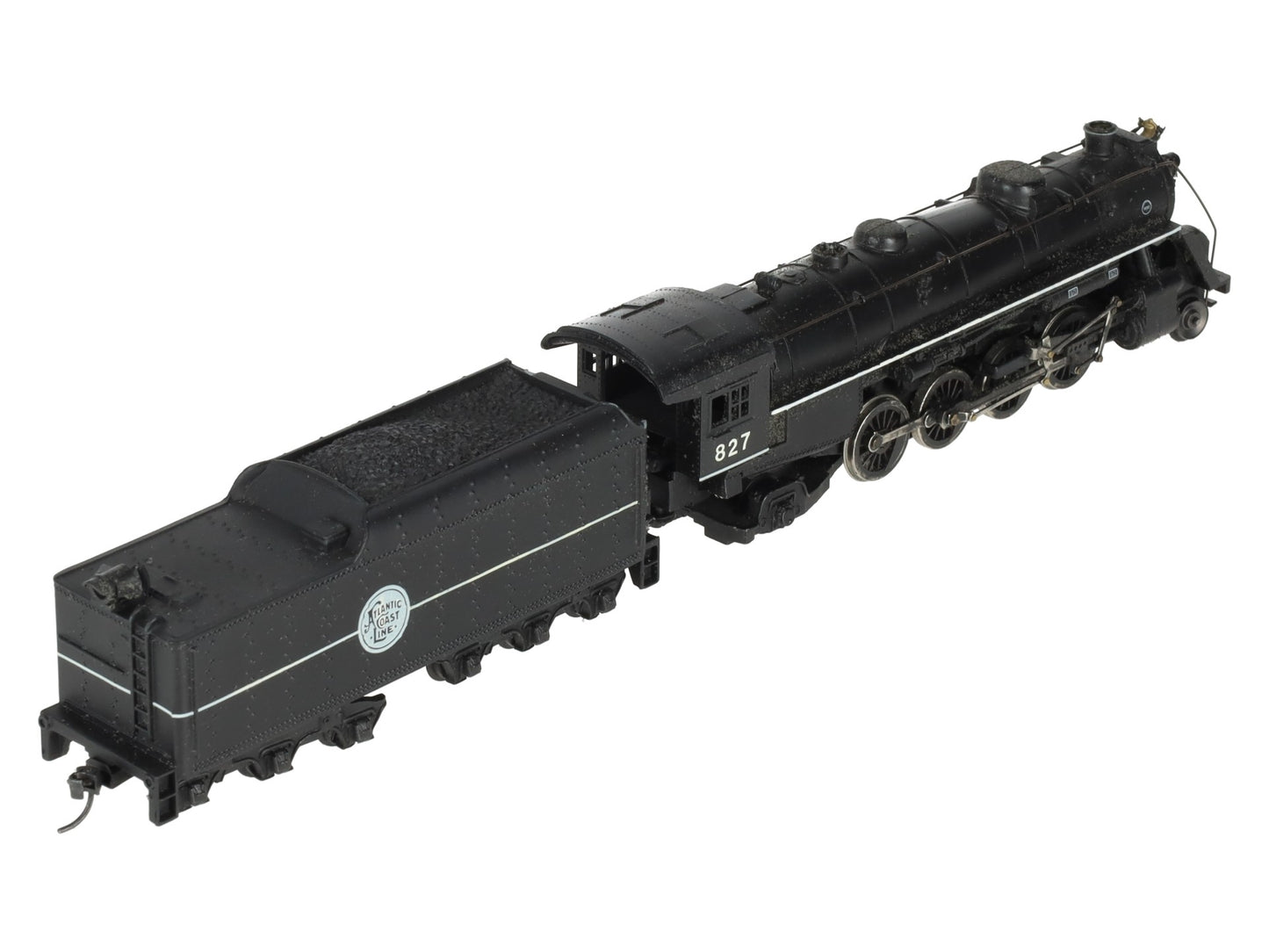 Mantua 4073 HO Atlantic Coast Line 2-8-2 Steam Locomotive & Tender #827-Custom VG/Box