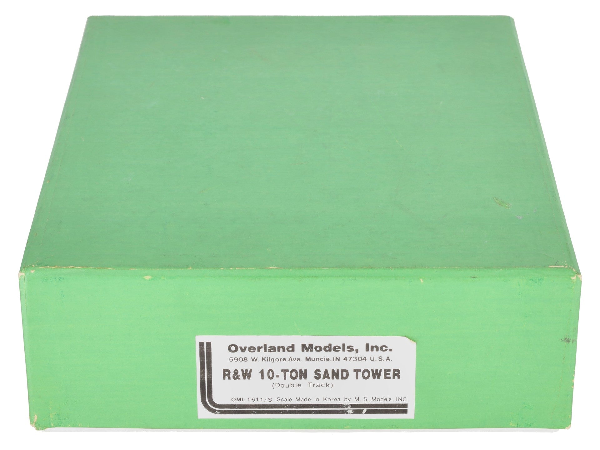 Overland 1611S BRASS S Scale R&W 10-Ton Sand Tower-Double Track EX/Box
